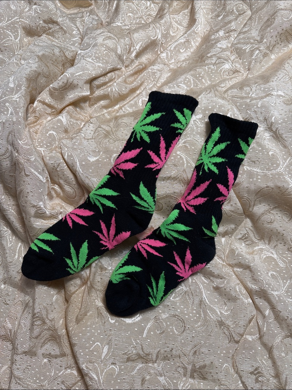 Multicolored HUF Plantlife Crew Socks